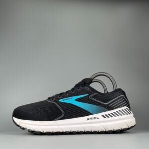 Brooks Ariel 20 Women's Size 8 B Black Blue White Walking Running Shoes Sneakers